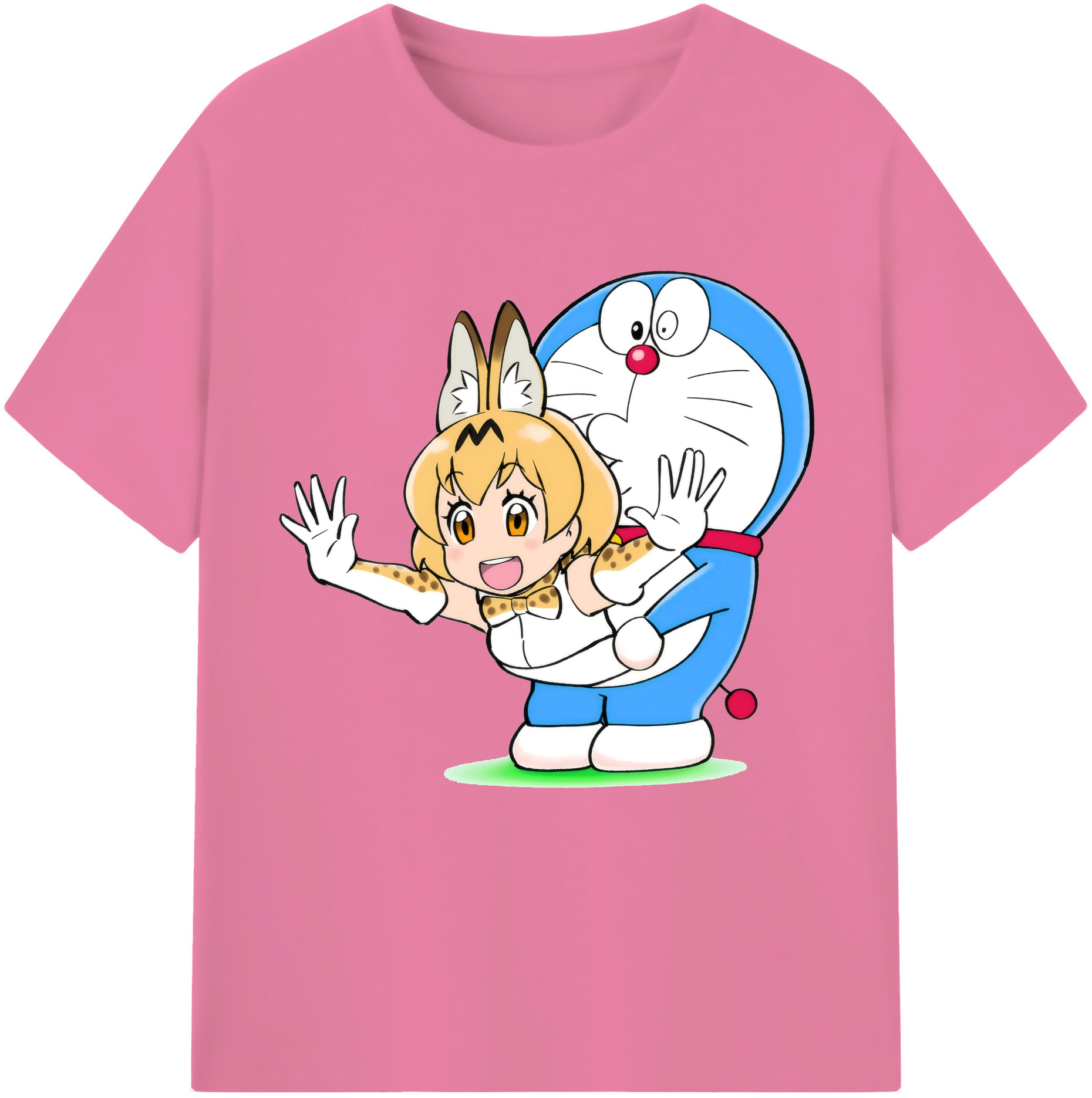 （画像用） ドラえもん Doraemon 綿100％半袖Tシャツ（フロントプリント）